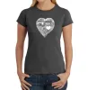 LOVE IN 44 DIFFERENT LANGUAGES - Women's Word Art T-Shirt sold by LA Pop Art