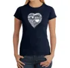 LOVE IN 44 DIFFERENT LANGUAGES - Women's Word Art T-Shirt sold by LA Pop Art