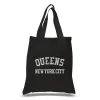 POPULAR NEIGHBORHOODS IN QUEENS, NY - Small Word Art Tote Bag sold by LA Pop Art