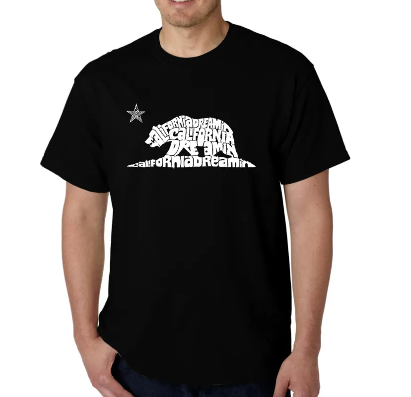 California Dreamin - Men's Word Art T-Shirt sold by LA Pop Art