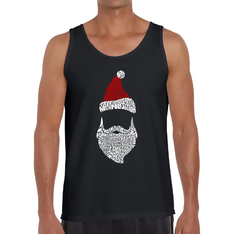 Santa Claus  - Men's Word Art Tank Top sold by LA Pop Art