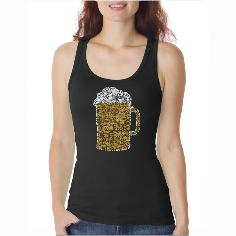 Slang Terms for Being Wasted  - Women's Word Art Tank Top sold by LA Pop Art