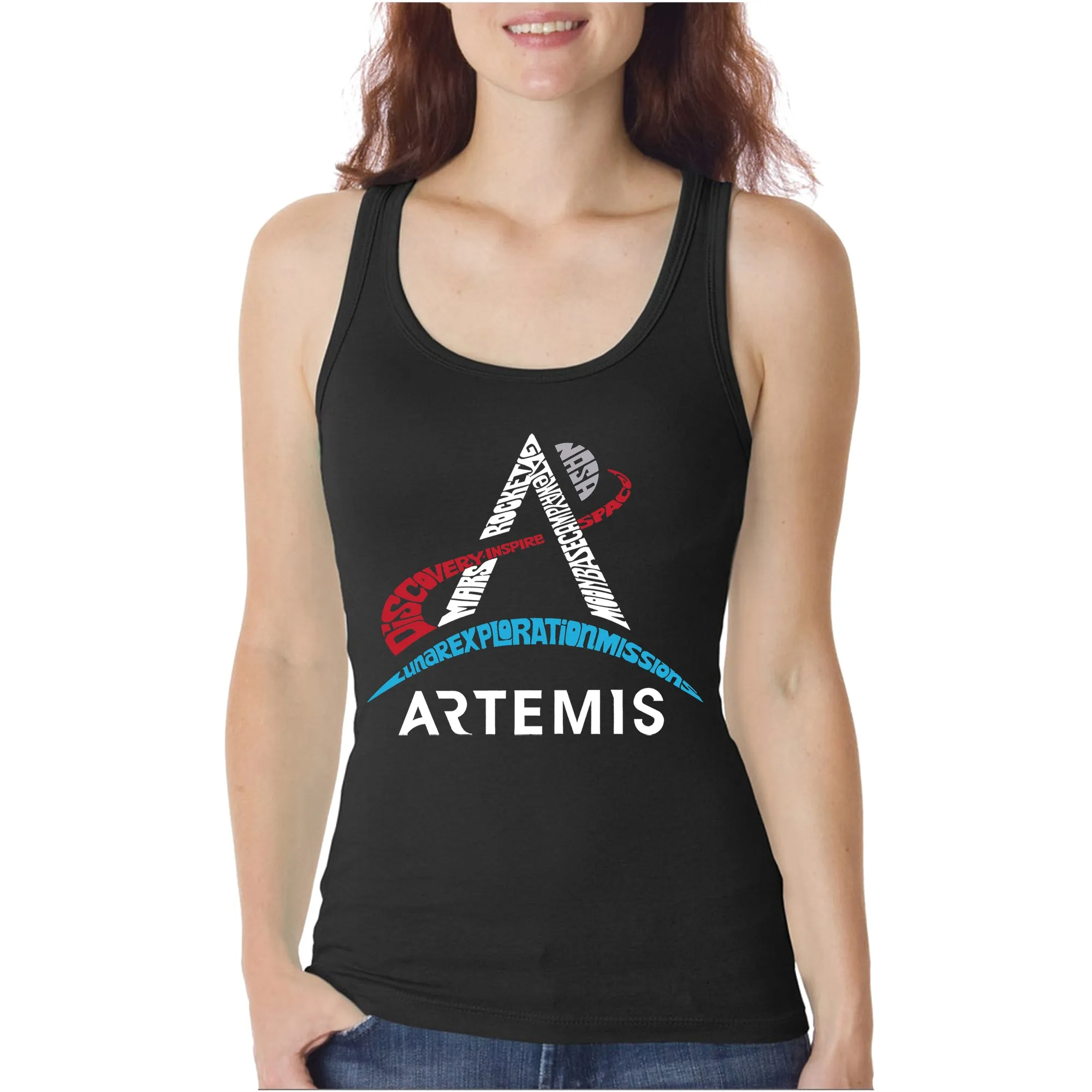 NASA Artemis Logo - Women's Word Art Tank Top sold by LA Pop Art