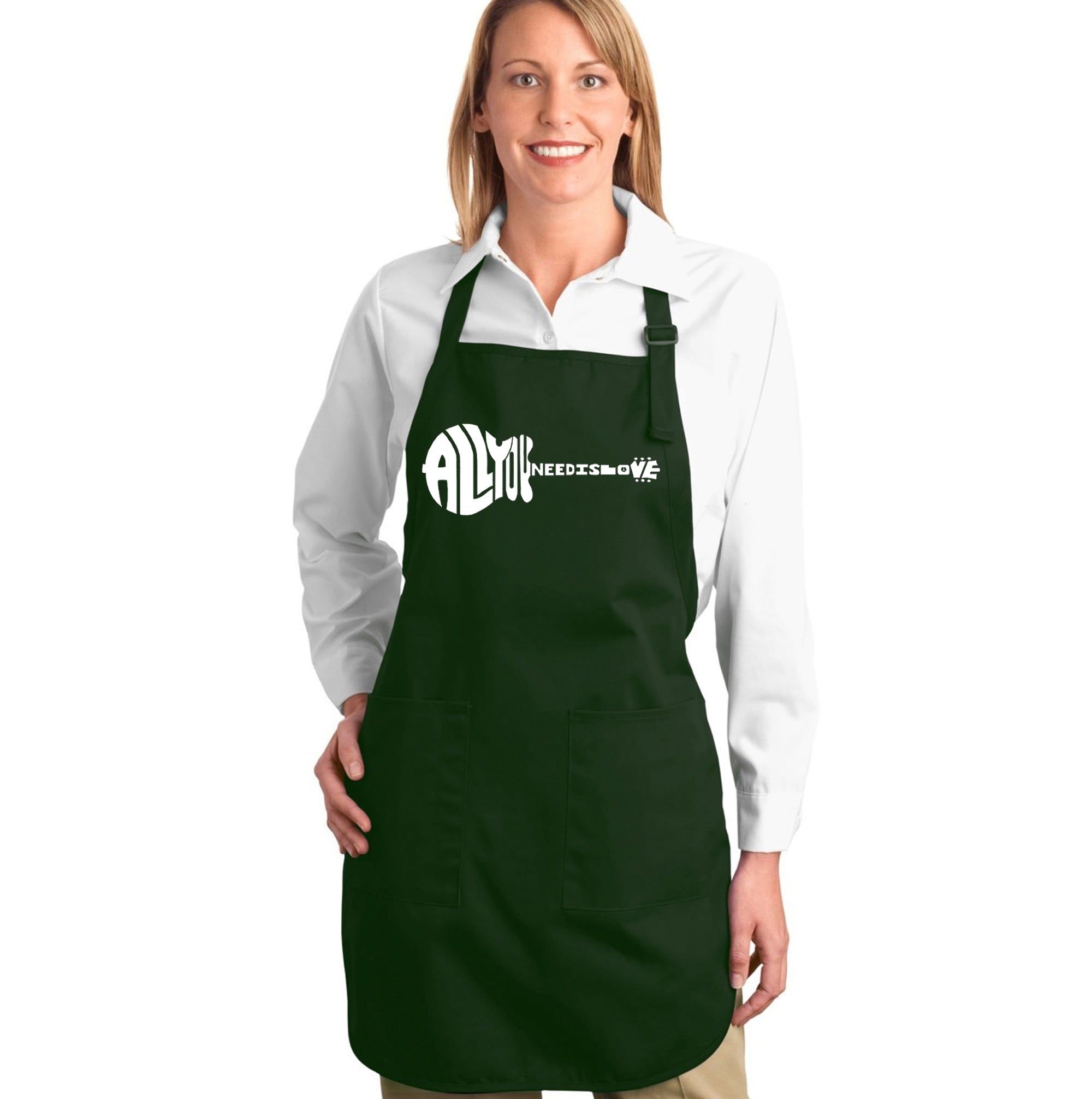 All You Need Is Love - Full Length Word Art Apron sold by LA Pop Art product image thumbnail 5