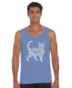 Cat - Men's Word Art Tank Top sold by LA Pop Art