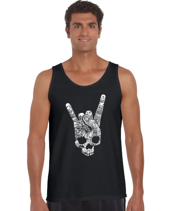 Heavy Metal Genres - Men's Word Art Tank Top sold by LA Pop Art