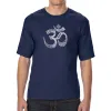Poses OM - Men's Tall Word Art T-Shirt sold by LA Pop Art