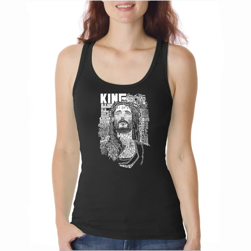 JESUS - Women's Word Art Tank Top sold by LA Pop Art