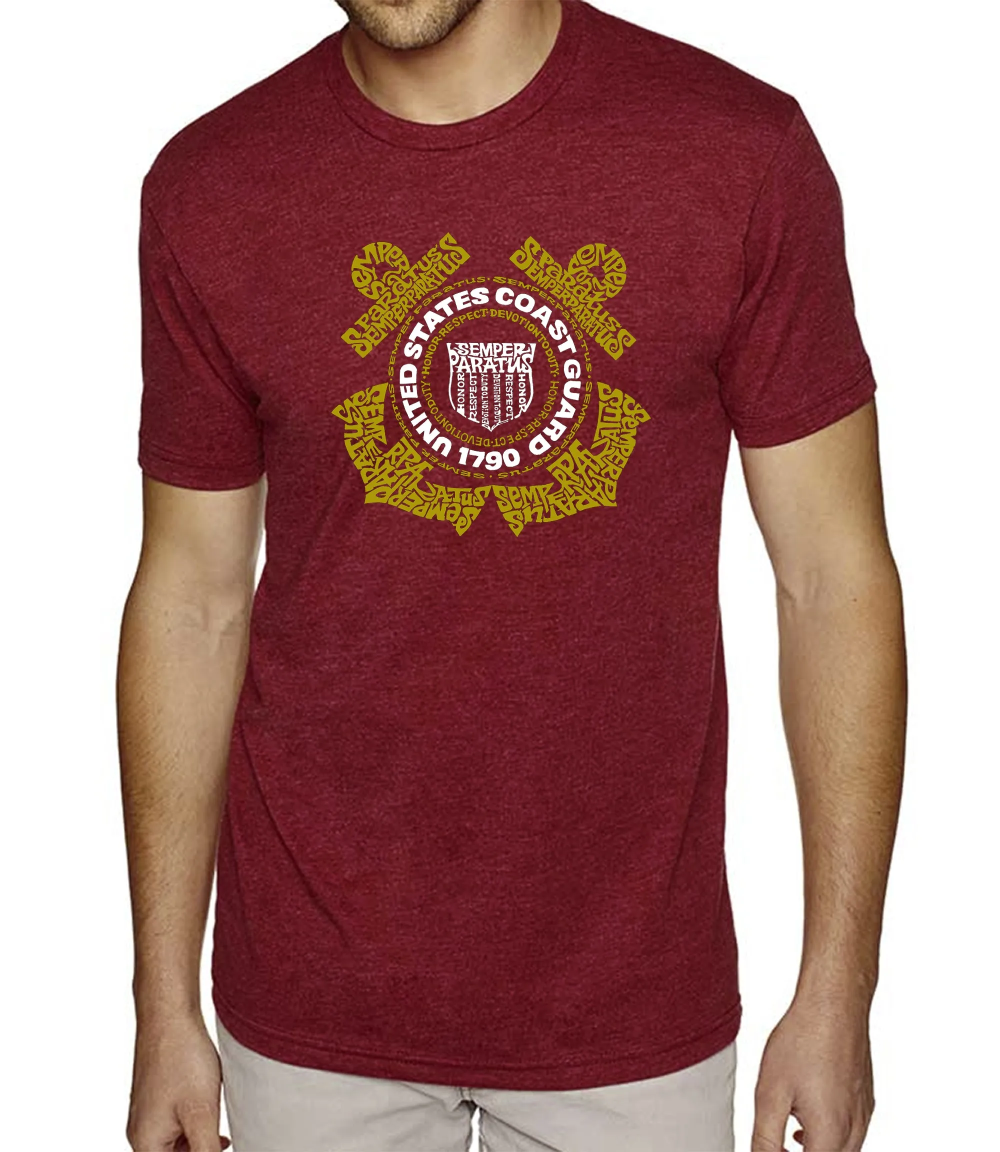 Coast Guard - Men's Premium Blend Word Art T-Shirt sold by LA Pop Art product image thumbnail 4