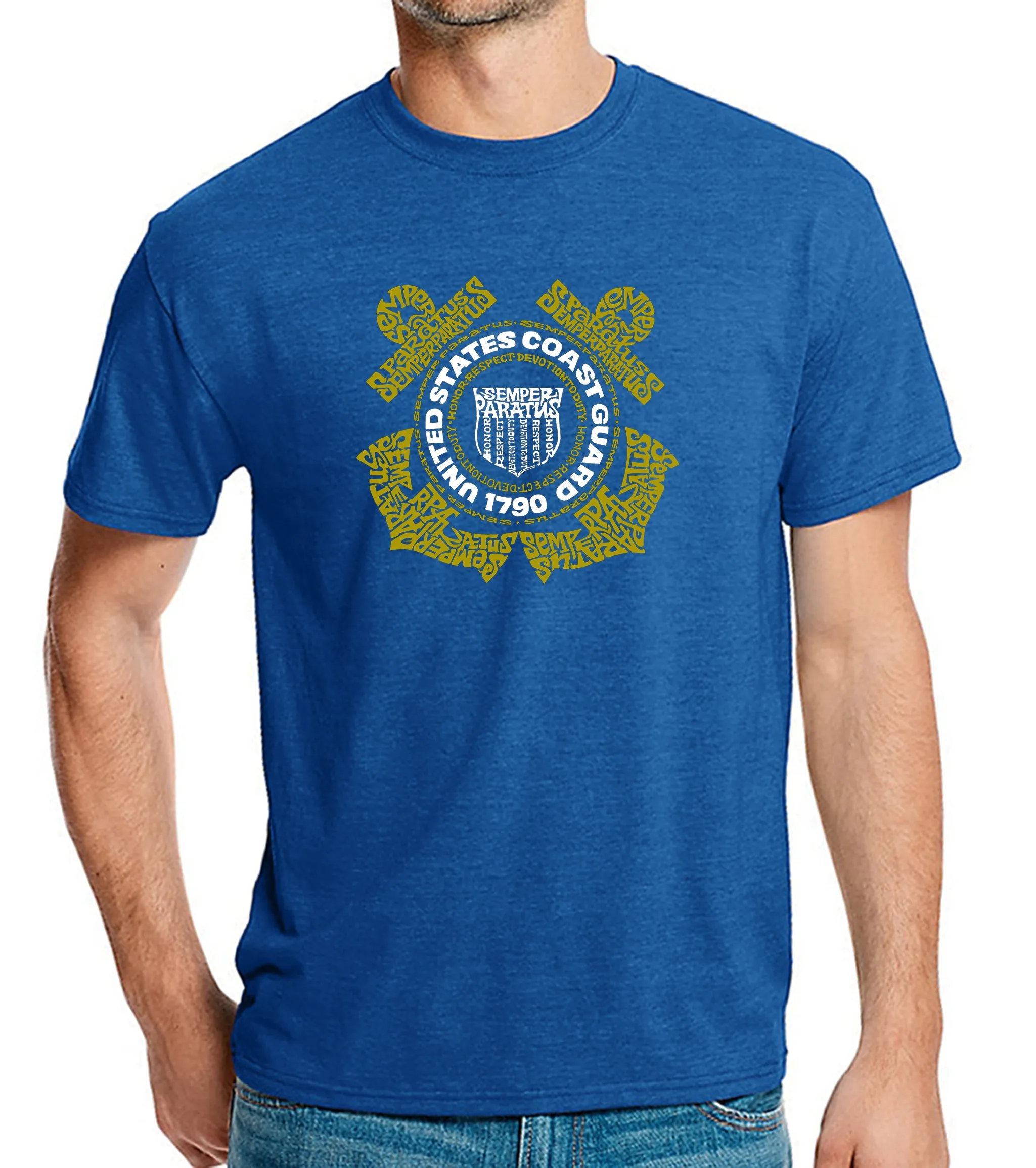 Coast Guard - Men's Premium Blend Word Art T-Shirt sold by LA Pop Art product image thumbnail 5