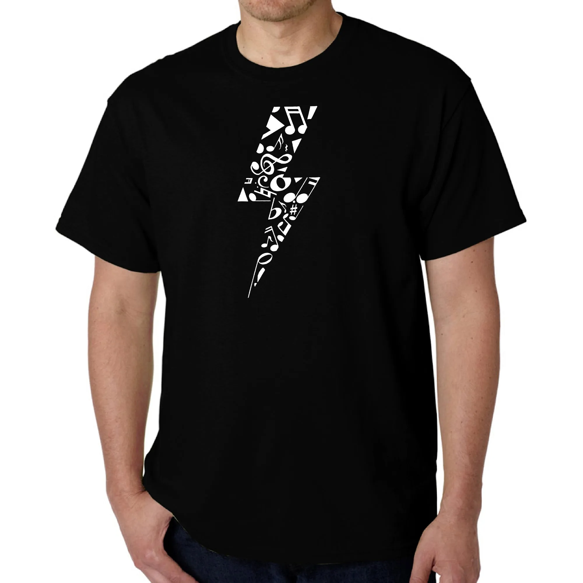 Lightning Bolt - Men's Word Art T-Shirt sold by LA Pop Art