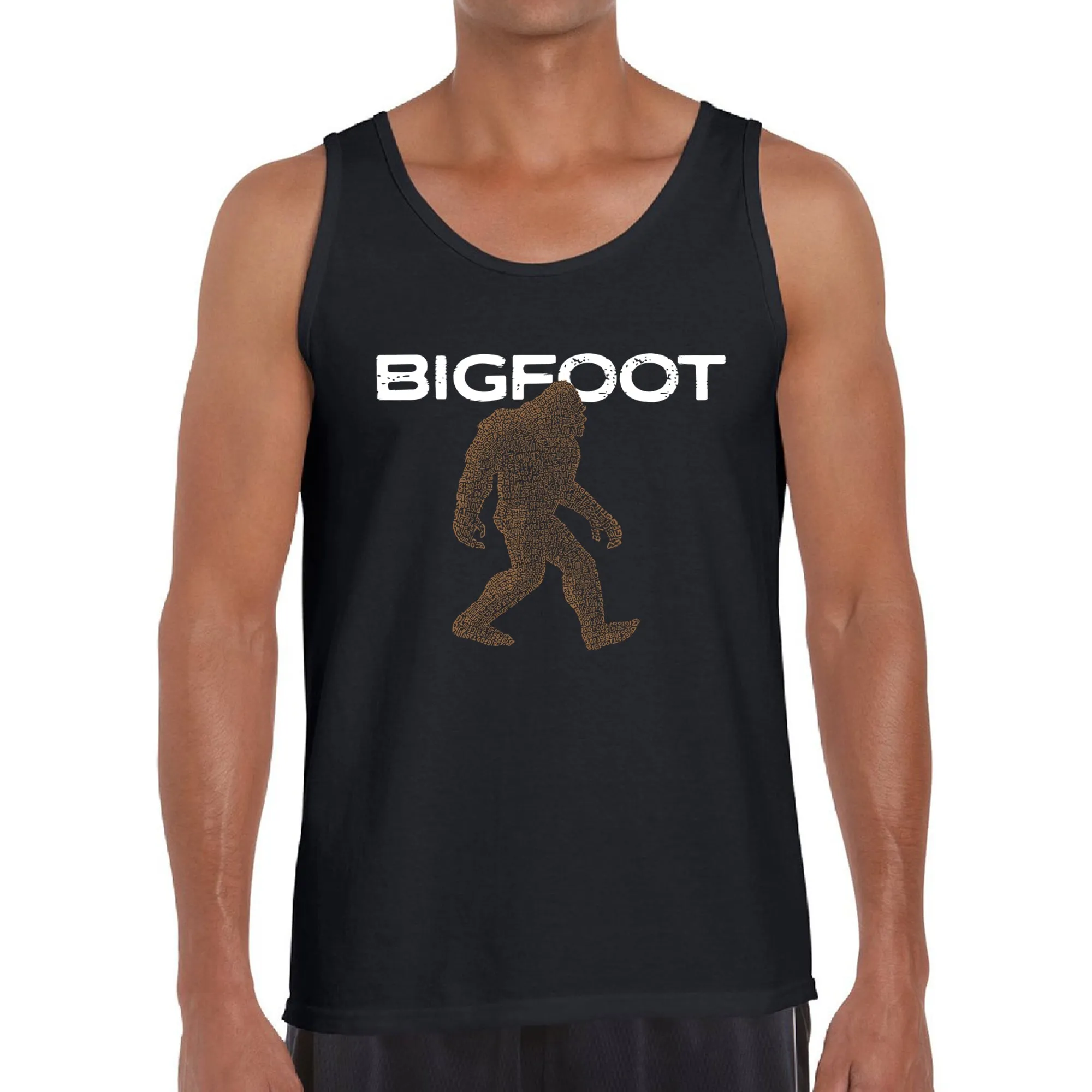 Bigfoot - Men's Word Art Tank Top sold by LA Pop Art