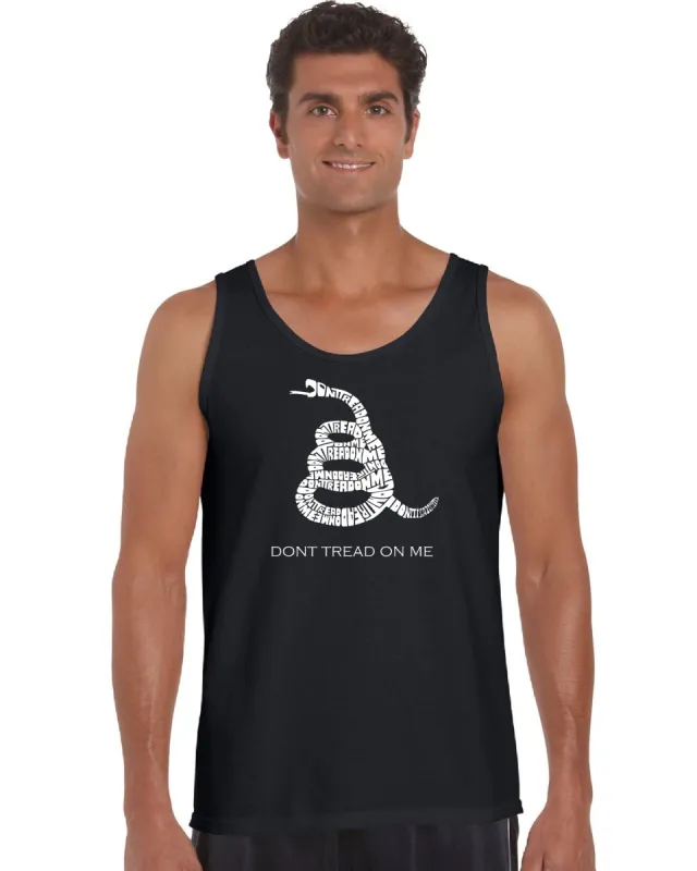 DONT TREAD ON ME - Men's Word Art Tank Top sold by LA Pop Art