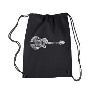 Country Guitar - Drawstring Backpack sold by LA Pop Art