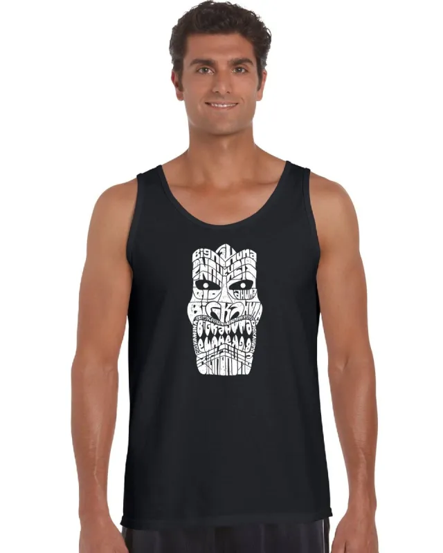 TIKI BIG KAHUNA - Men's Word Art Tank Top sold by LA Pop Art