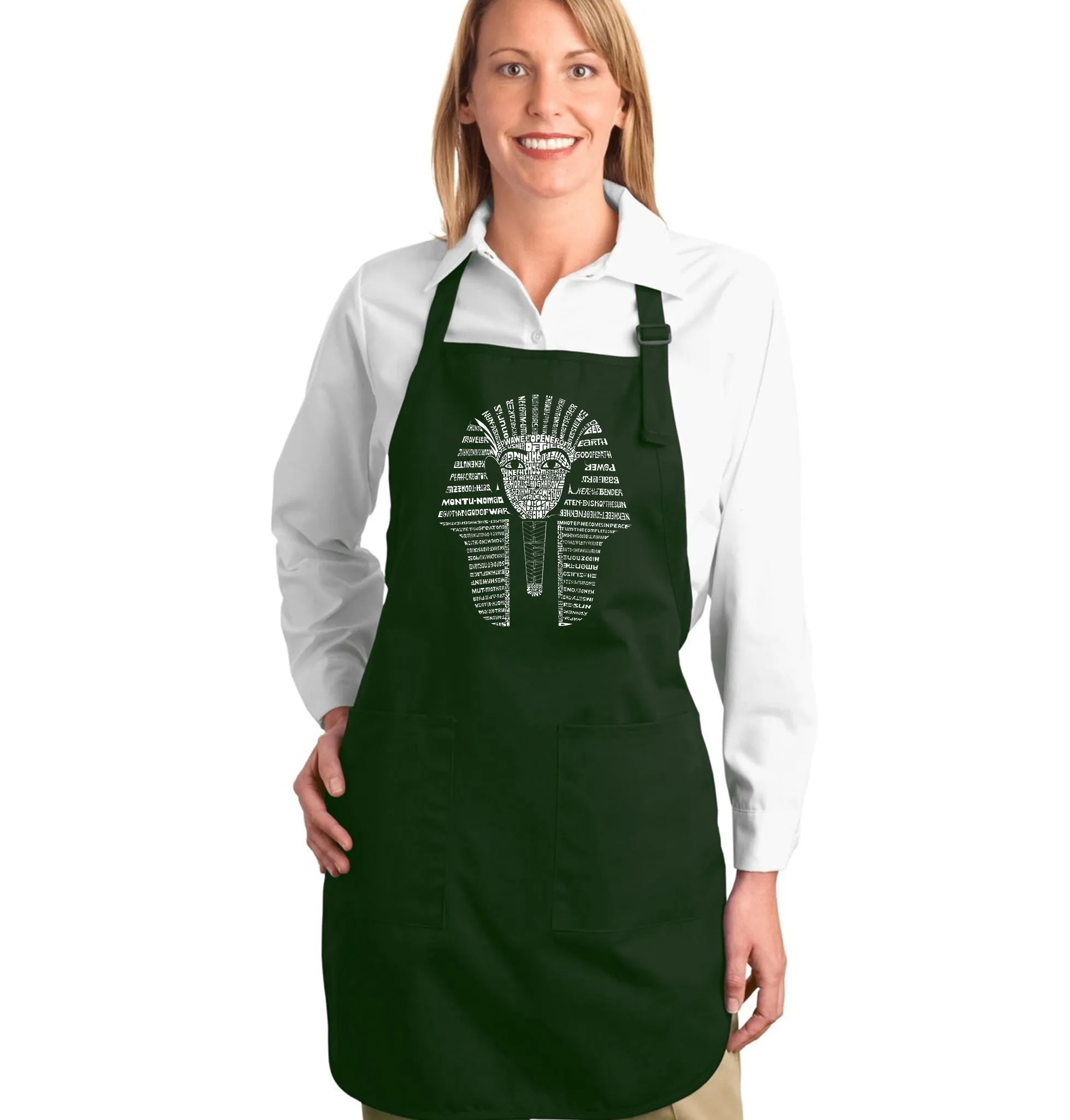 KING TUT - Full Length Word Art Apron sold by LA Pop Art product image thumbnail 5