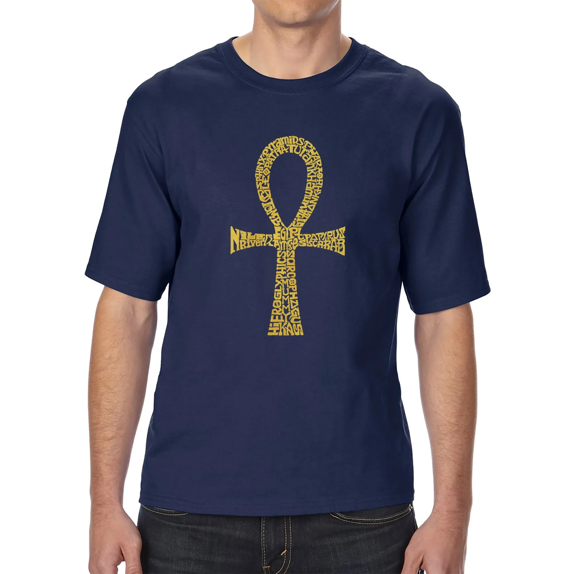 ANKH - Men's Tall Word Art T-Shirt sold by LA Pop Art product image thumbnail 3