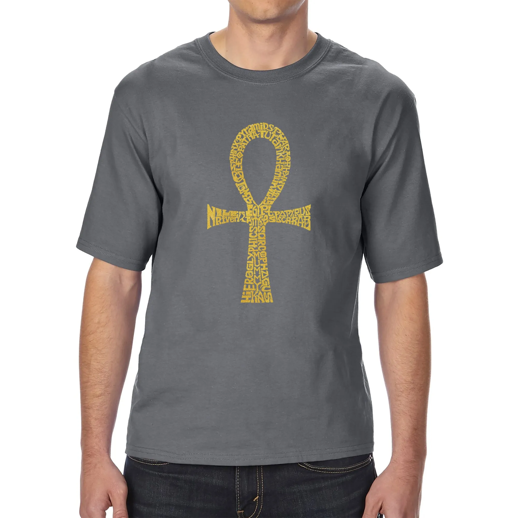 ANKH - Men's Tall Word Art T-Shirt sold by LA Pop Art product image thumbnail 4