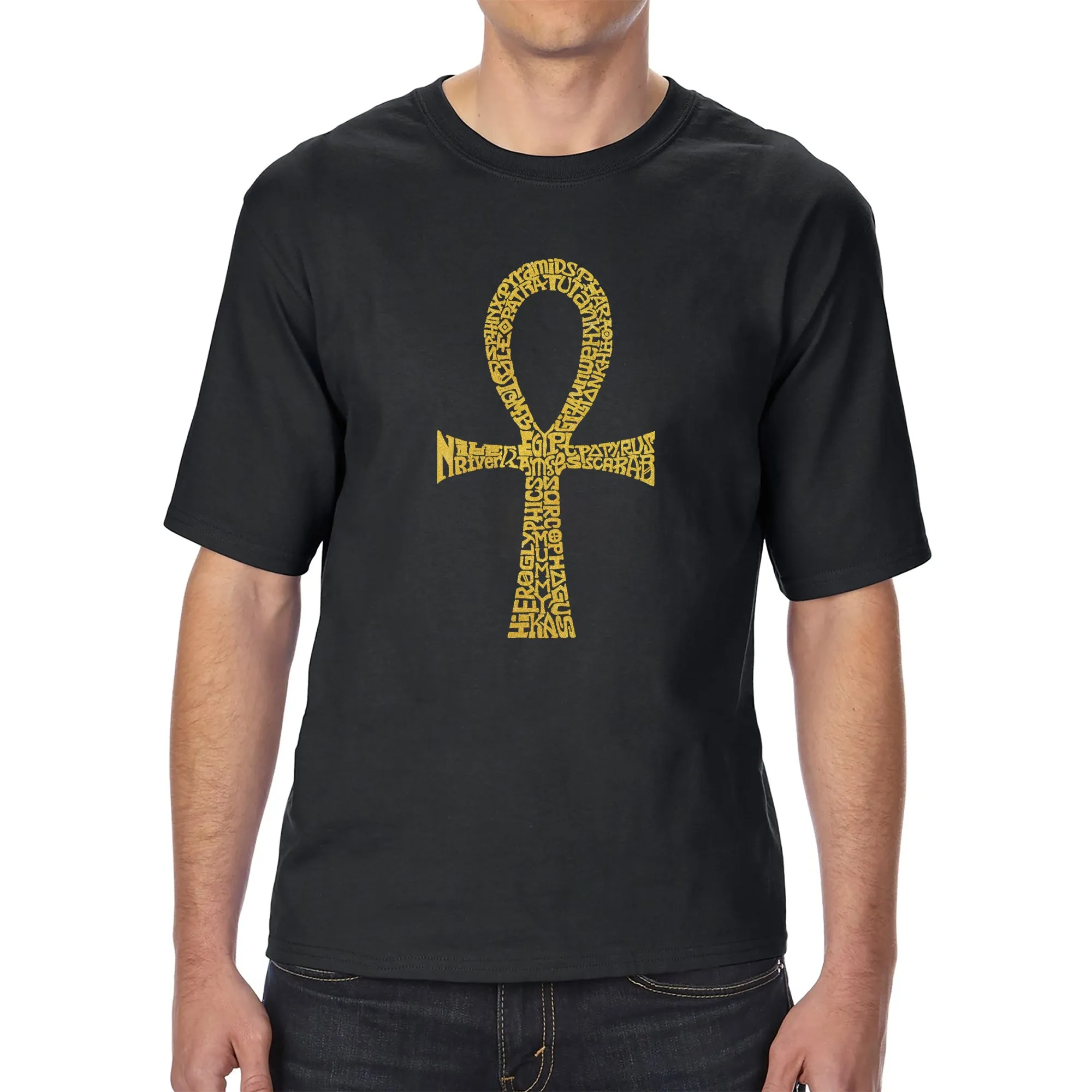 ANKH - Men's Tall Word Art T-Shirt sold by LA Pop Art