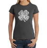 Feeling Lucky - Women's Word Art T-Shirt sold by LA Pop Art