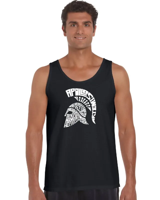 SPARTAN - Men's Word Art Tank Top sold by LA Pop Art