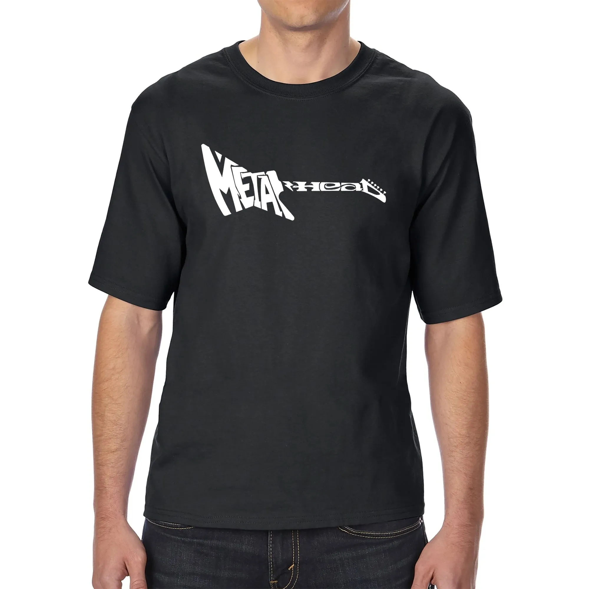 Metal Head - Men's Tall Word Art T-Shirt sold by LA Pop Art