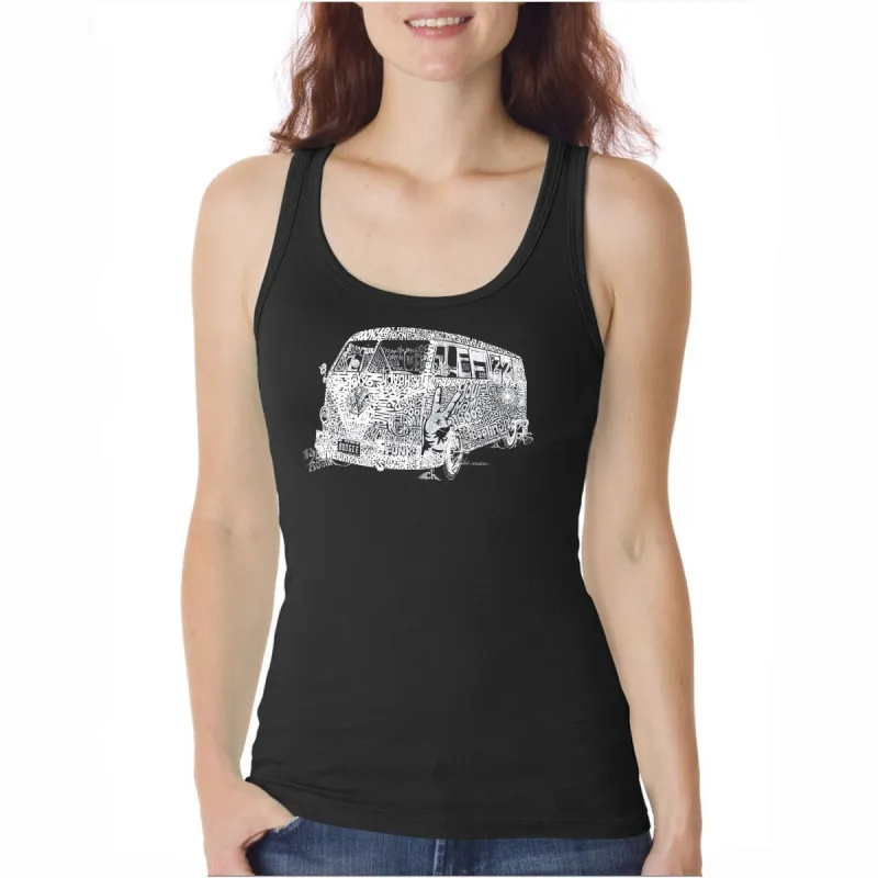 THE 70'S  - Women's Word Art Tank Top sold by LA Pop Art