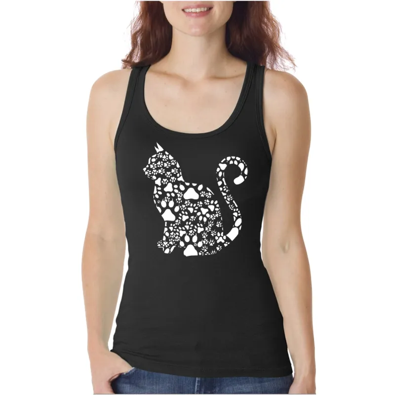 Cat Claws - Women's Word Art Tank Top sold by LA Pop Art