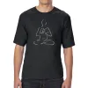 POPULAR YOGA POSES - Men's Tall Word Art T-Shirt sold by LA Pop Art