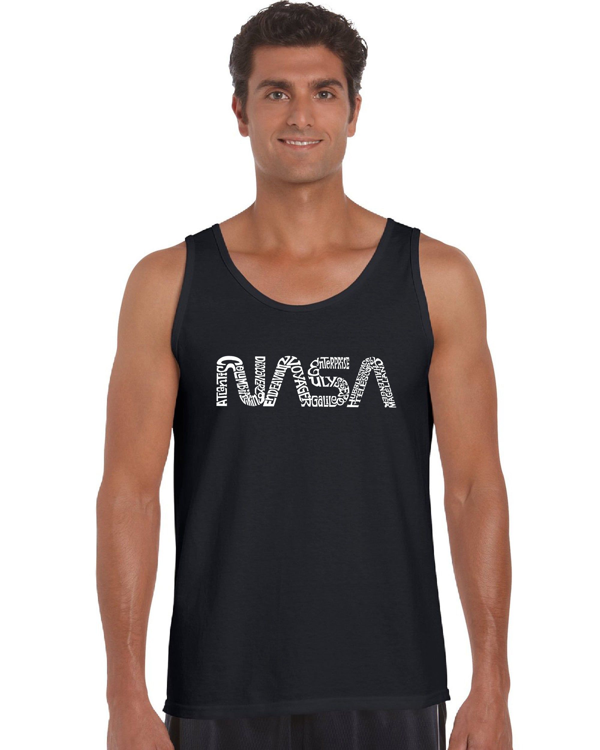 Worm Nasa - Men's Word Art Tank Top sold by LA Pop Art