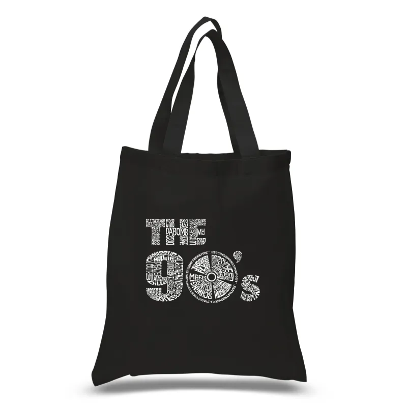 90S - Small Word Art Tote Bag sold by LA Pop Art