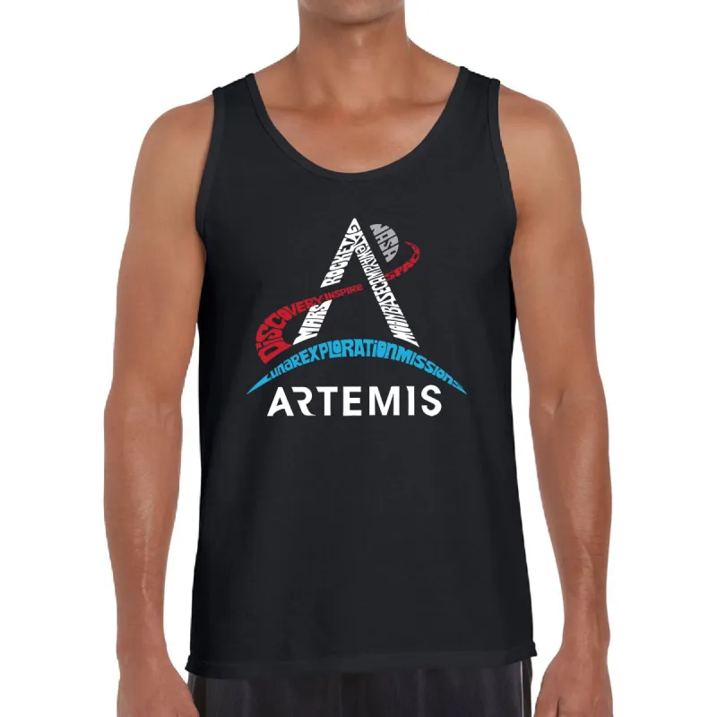 NASA Artemis Logo - Men's Word Art Tank Top sold by LA Pop Art