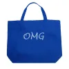 OMG - Large Word Art Tote Bag sold by LA Pop Art