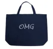 OMG - Large Word Art Tote Bag sold by LA Pop Art
