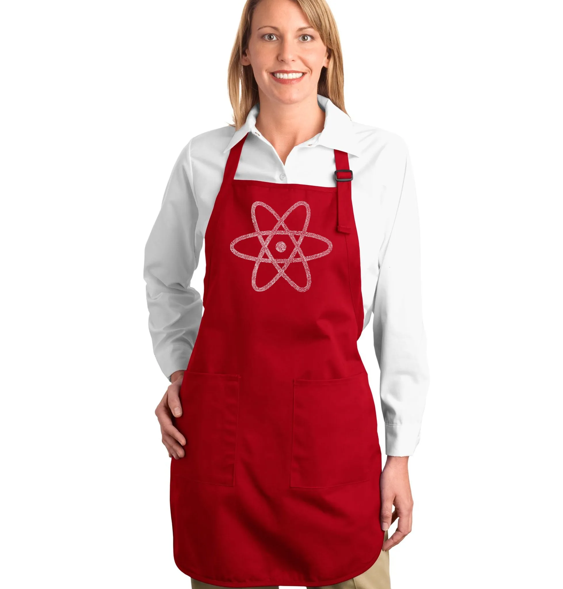 ATOM - Full Length Word Art Apron sold by LA Pop Art product image thumbnail 3