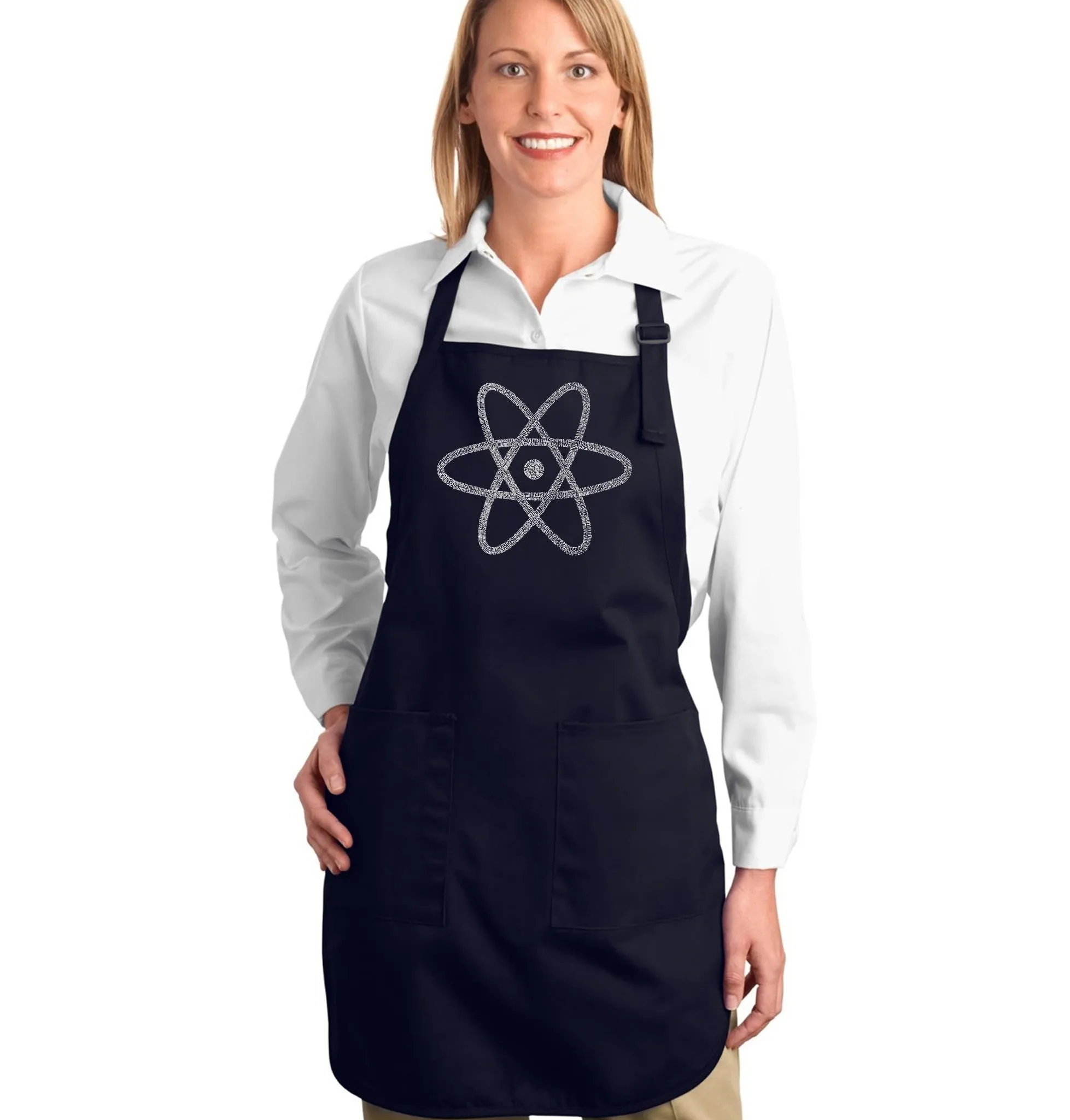ATOM - Full Length Word Art Apron sold by LA Pop Art product image thumbnail 4