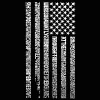 National Anthem Flag - Women's Raglan Baseball Word Art T-Shirt sold by LA Pop Art