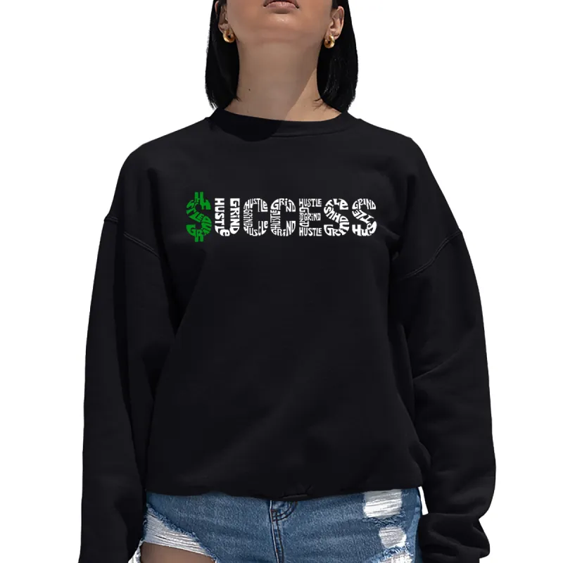 Success - Women's Word Art Crewneck Sweatshirt sold by LA Pop Art