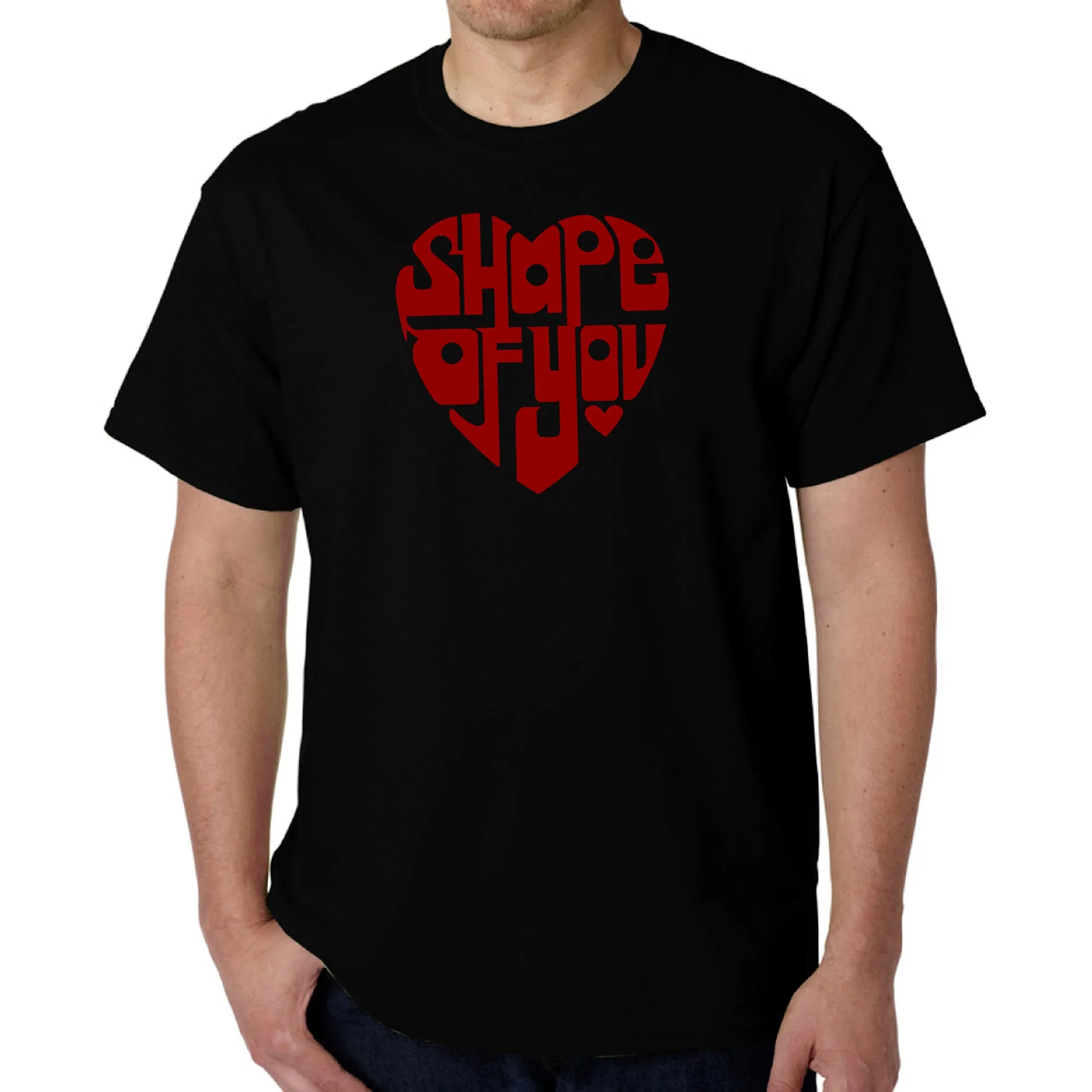 Shape of You - Men's Word Art T-Shirt sold by LA Pop Art