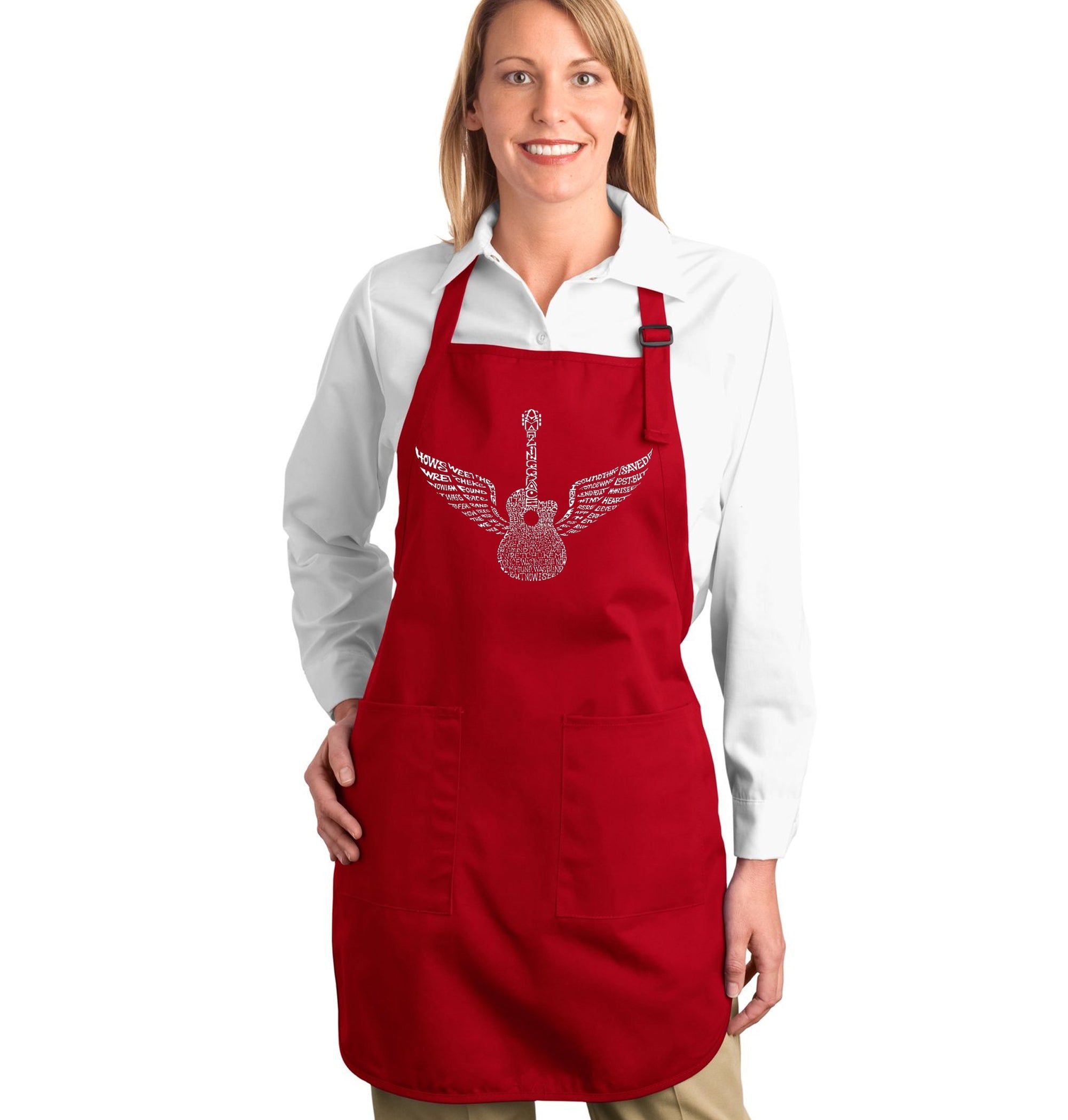 Amazing Grace - Full Length Word Art Apron sold by LA Pop Art product image thumbnail 3