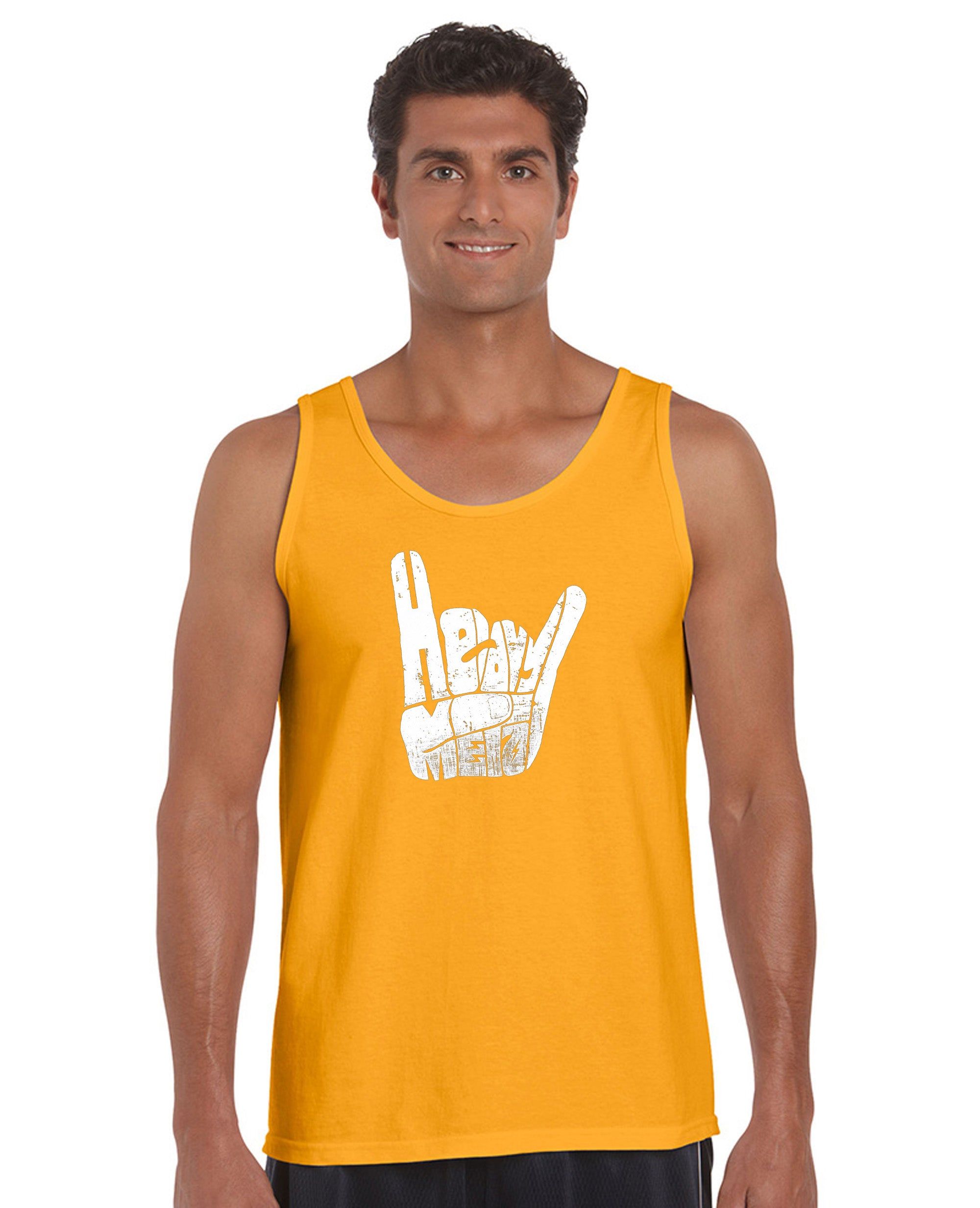 Heavy Metal - Men's Word Art Tank Top sold by LA Pop Art product image thumbnail 4