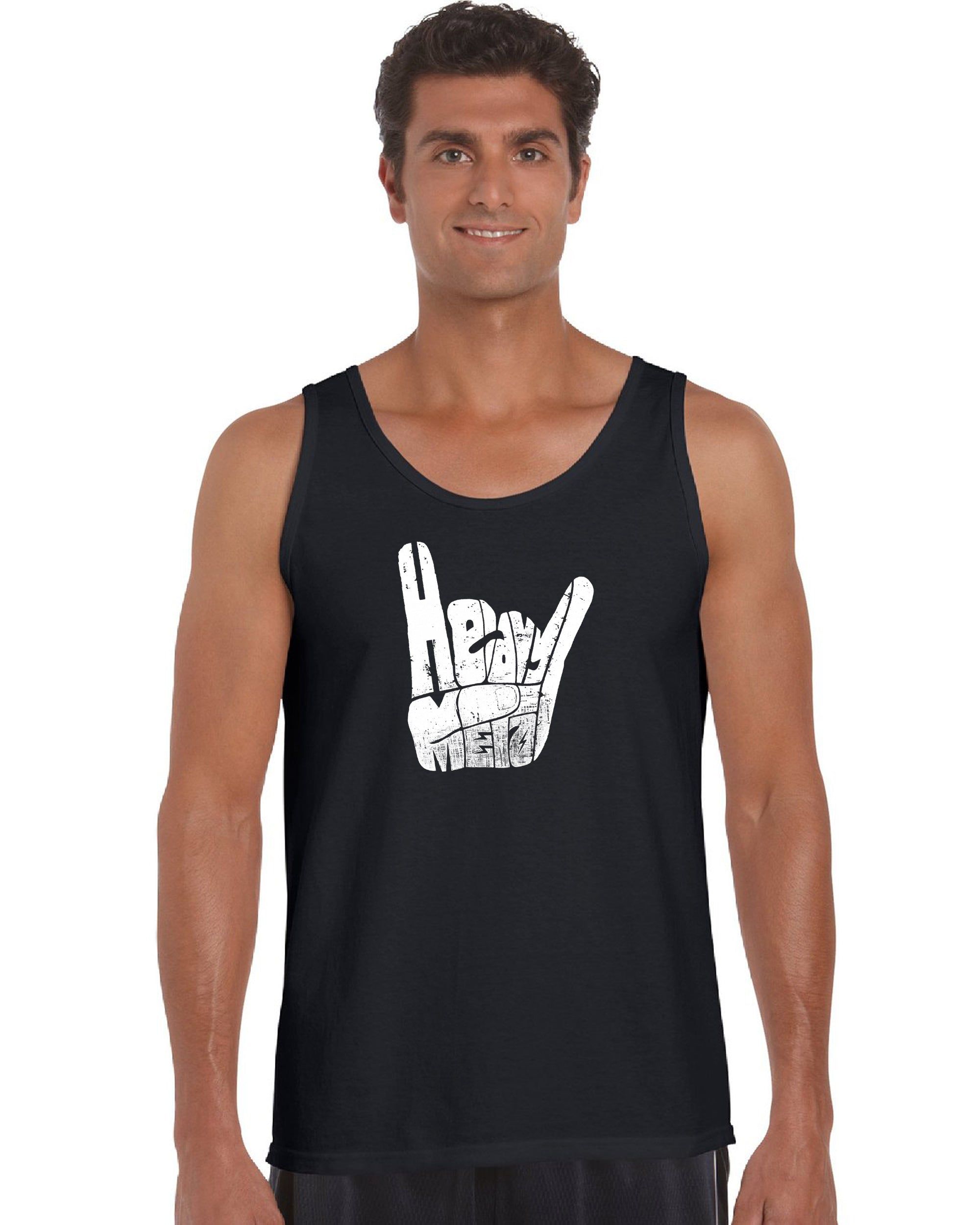 Heavy Metal - Men's Word Art Tank Top sold by LA Pop Art