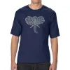 Tusks - Men's Tall Word Art T-Shirt sold by LA Pop Art