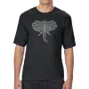 Tusks - Men's Tall Word Art T-Shirt sold by LA Pop Art