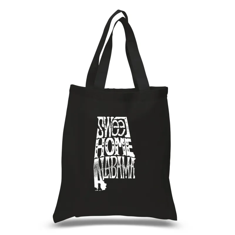 Sweet Home Alabama - Small Word Art Tote Bag sold by LA Pop Art