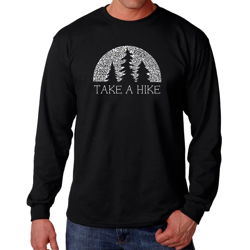 Nature Lover  - Men's Word Art Long Sleeve T-Shirt sold by LA Pop Art