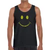 Be Happy Smiley Face  - Men's Word Art Tank Top sold by LA Pop Art