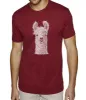 Llama - Men's Premium Blend Word Art T-Shirt sold by LA Pop Art