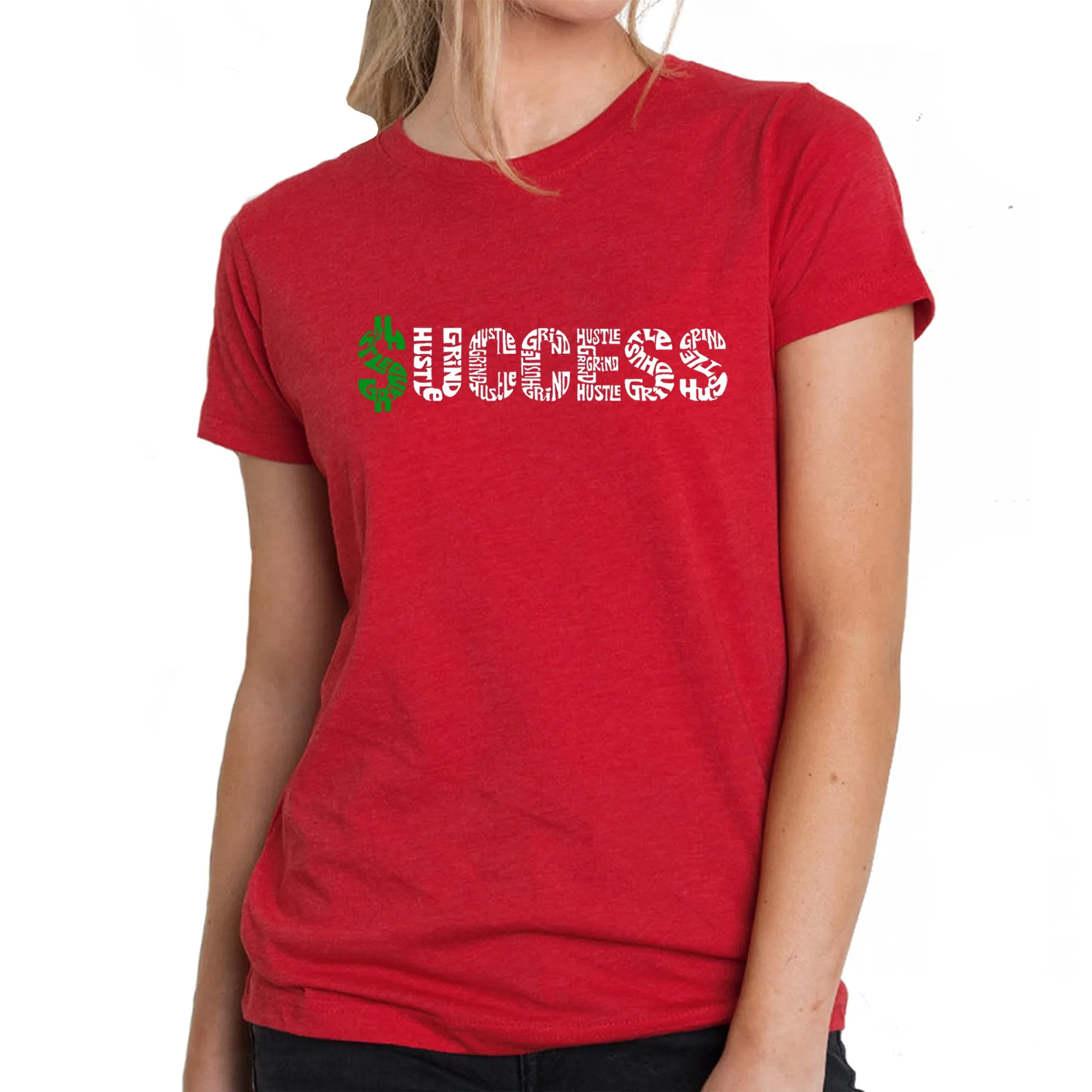 Success - Women's Premium Blend Word Art T-Shirt sold by LA Pop Art product image thumbnail 5