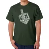 Hanukkah Dreidel - Men's Word Art T-Shirt sold by LA Pop Art